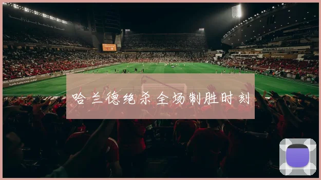 哈兰德绝杀全场制胜时刻